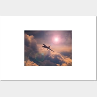 Vulcan XH558 returning home Posters and Art